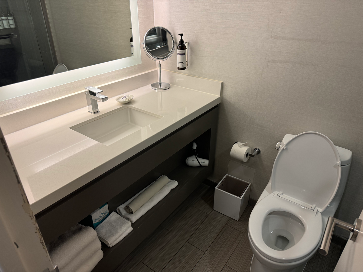 Hyatt Regency Atlanta Deluxe Suite bathroom