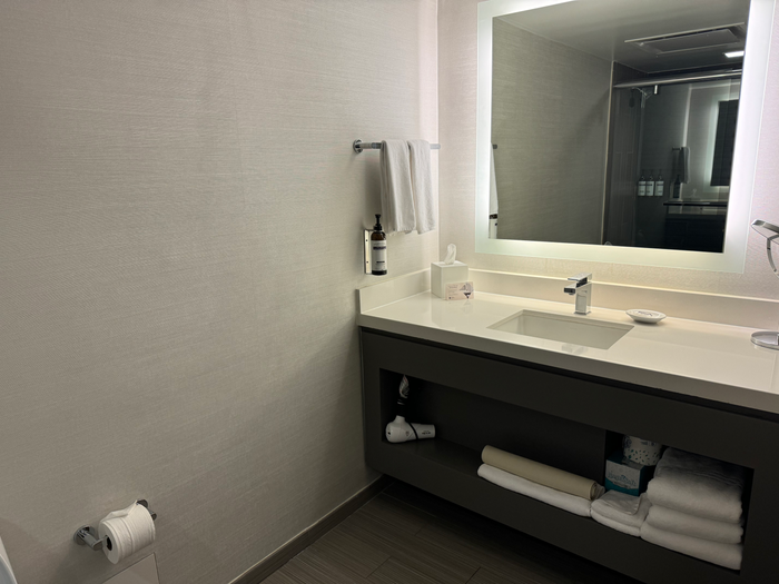 Hyatt Regency Atlanta Deluxe Suite guest bathroom