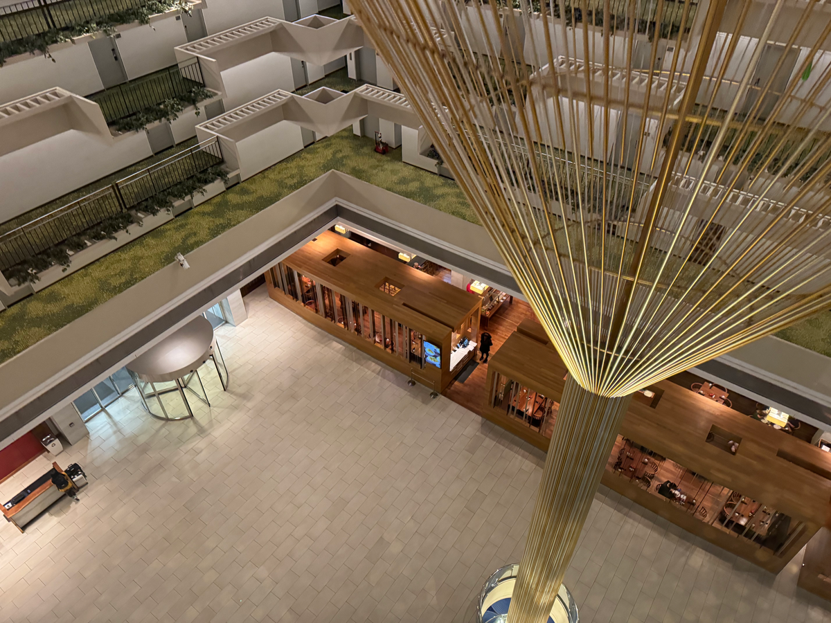 Hyatt Regency Atlanta lobby view from elevator