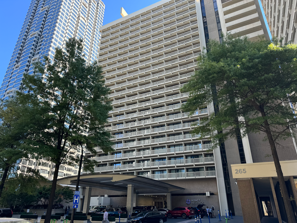 Hyatt Regency Atlanta view across the street