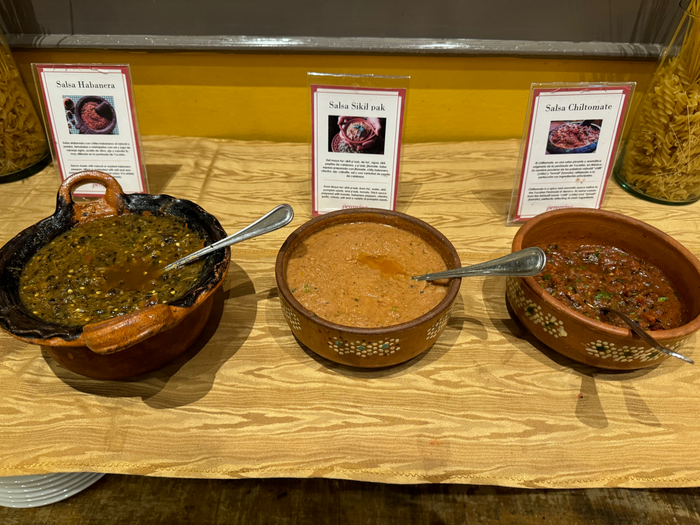 Hyatt Regency Merida Peregrina Bistro breakfast buffet salsa