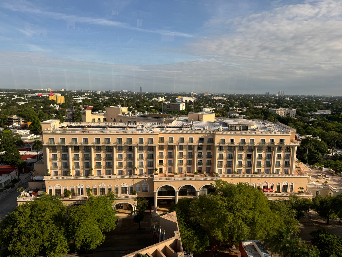 Hyatt Regency Merida bedroom view