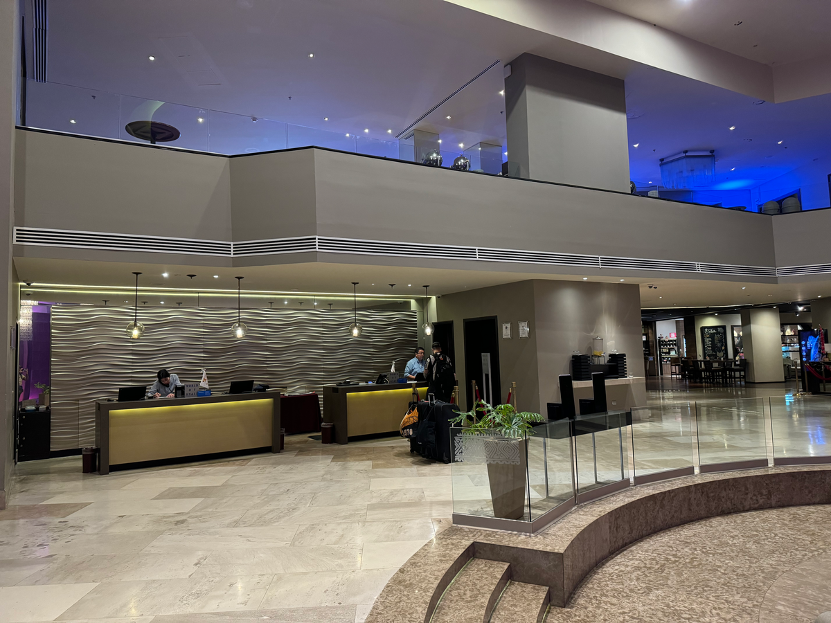 Hyatt Regency Merida lobby reception desk