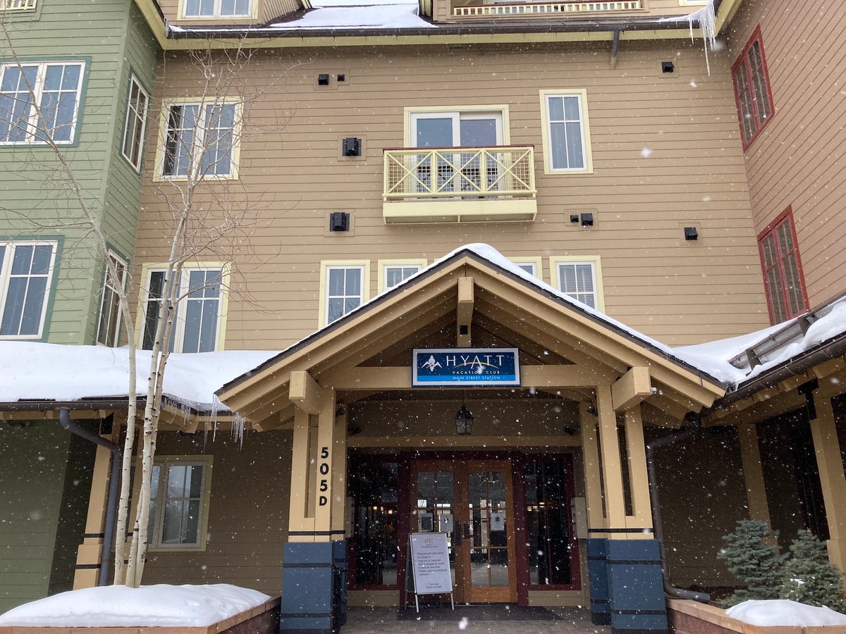 Hyatt Vacation Club Breckenridge entrance