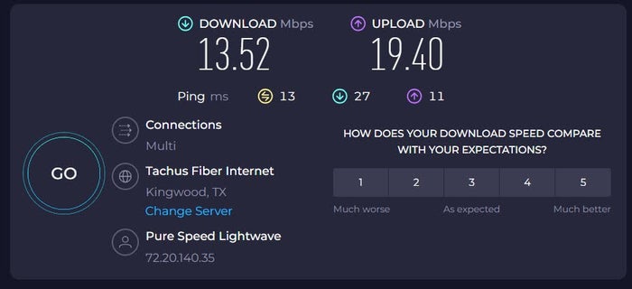 KLM Crown Lounge IAH Wi Fi speed