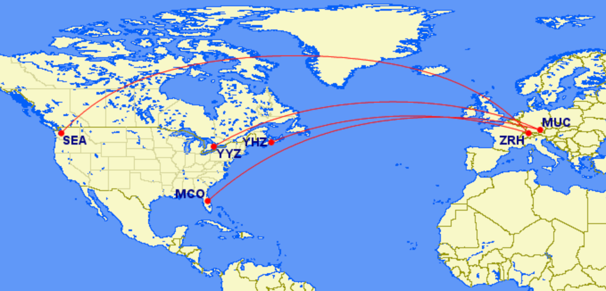 Lufthansa Group new routes