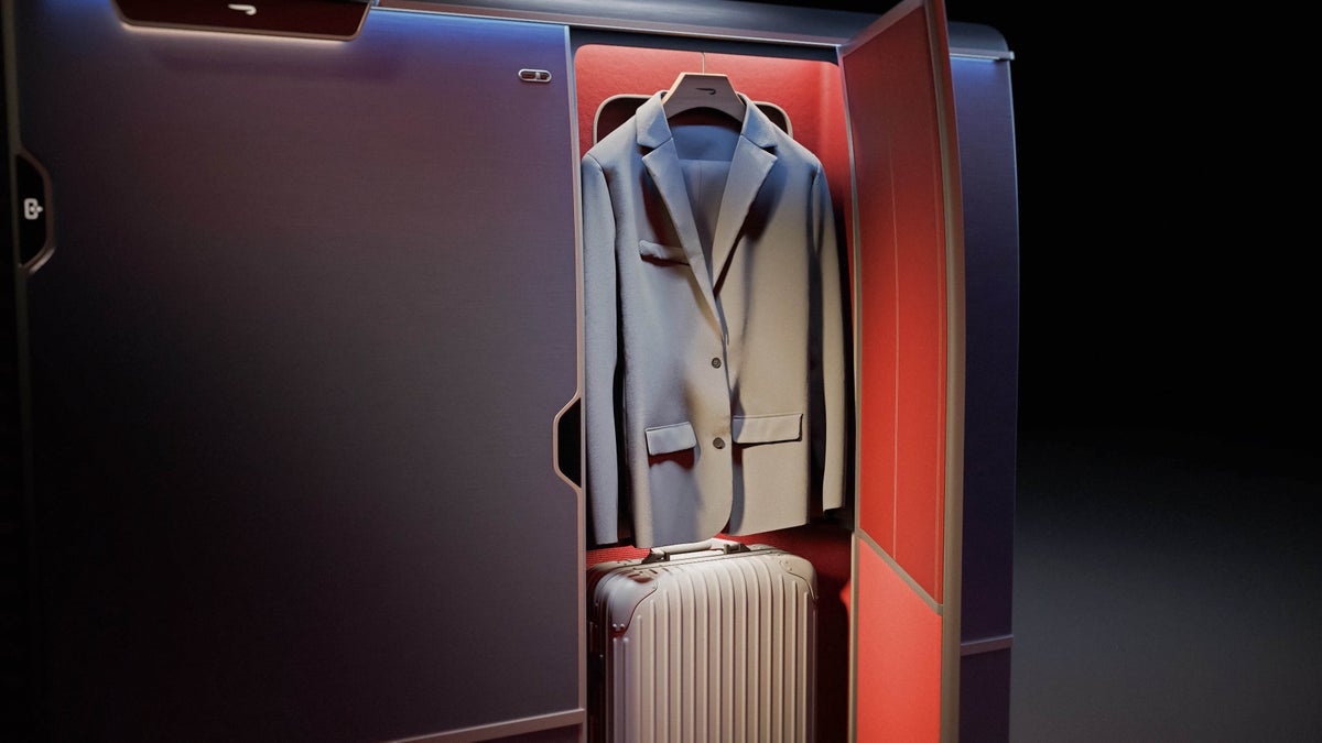 New British Airways First Class Luggage Storage