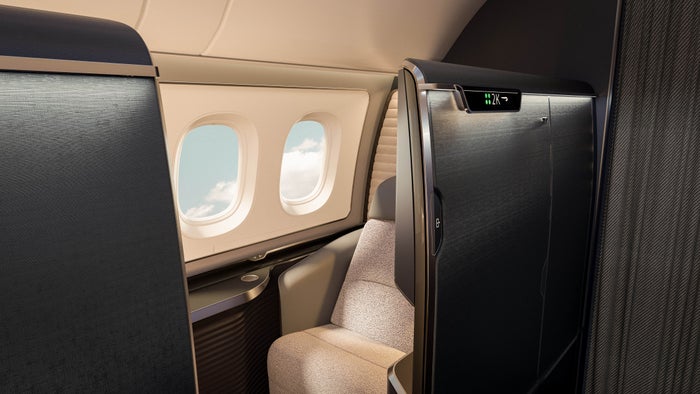 New British Airways First Class Seat New British Airways First Class Seat