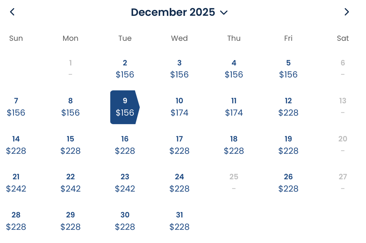 Norse New York to London prices