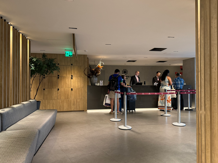 Plaza Premium Lounge GRU Terminal 2 check in Plaza Premium Lounge GRU Terminal 2 check in