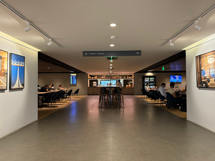 Plaza Premium Lounge GRU Terminal 2 restaurant area Plaza Premium Lounge GRU Terminal 2 restaurant area