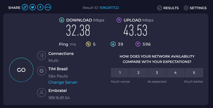 Plaza Premium Lounge GRU Terminal 2 speed test Plaza Premium Lounge GRU Terminal 2 speed test