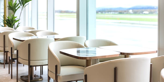 PPL YVR opening website banner Plaza Premium Vancouver seating