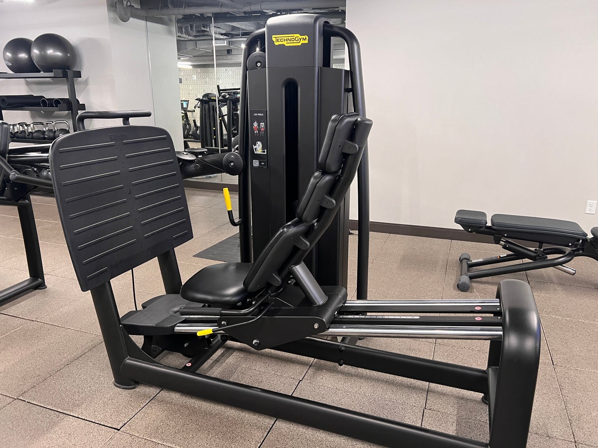 Rand Tower Hotel Minneapolis fitness center leg press