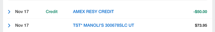 Resy Credit Amex Resy Credit Amex