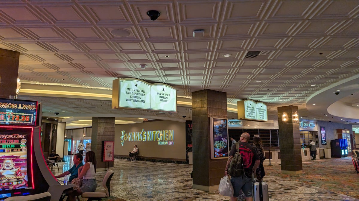 Rio Hotel Casino direction signs