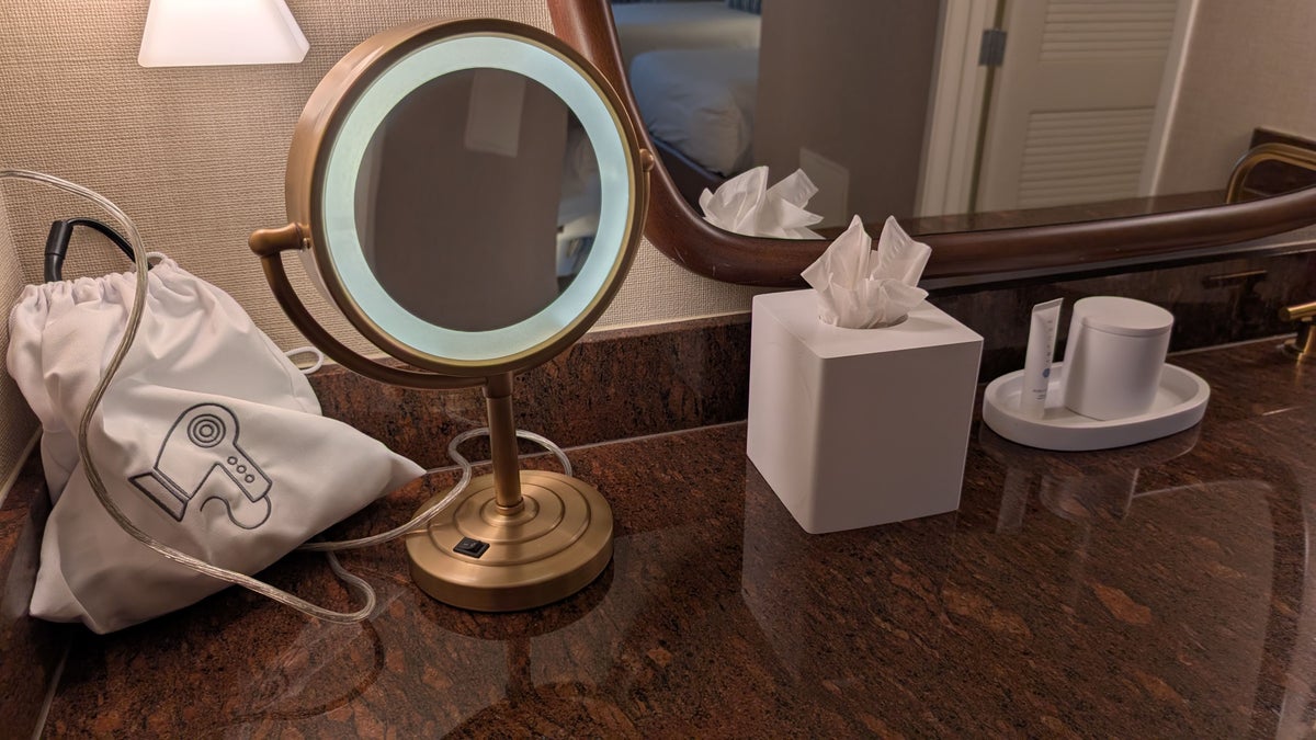 Rio Hotel Casino suite bathroom counter