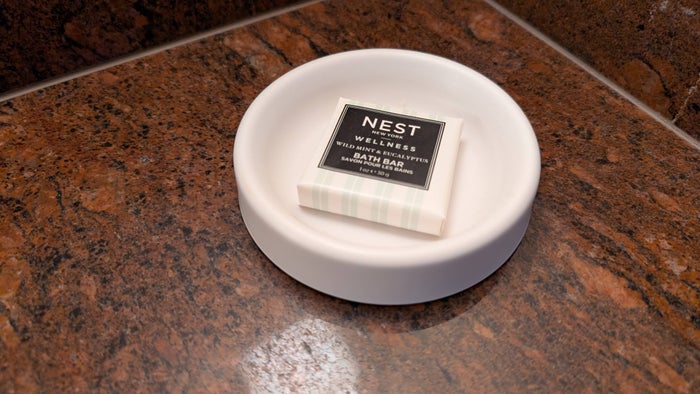 Rio Hotel Casino suite bathroom soap dish Rio Hotel Casino suite bathroom soap dish