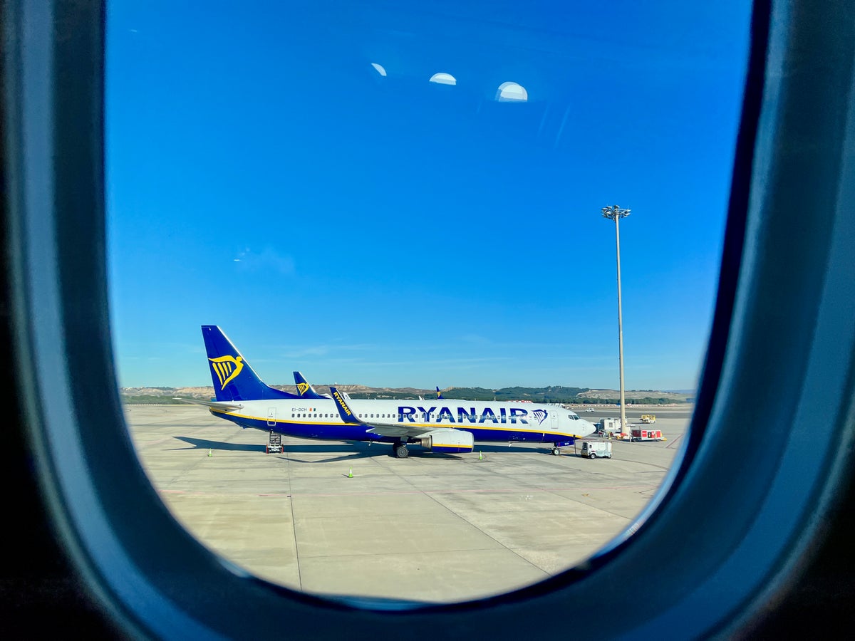 Ryanair Boeing 737 on the Ground in Madrid