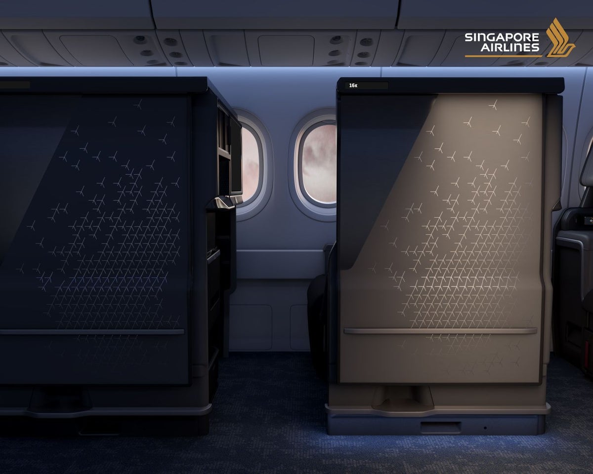 Singapore Airlines A350 new business class