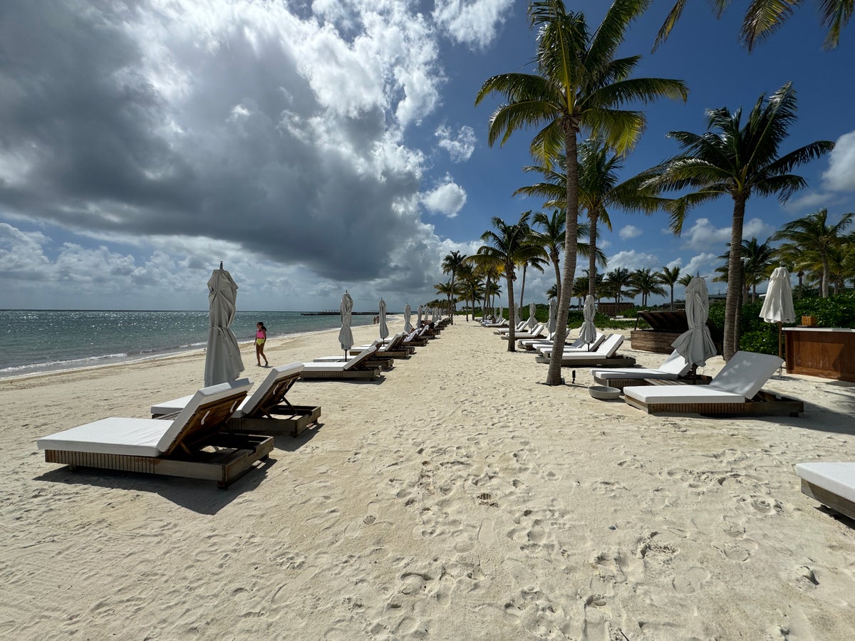 St. Regis Kanai beach loungers