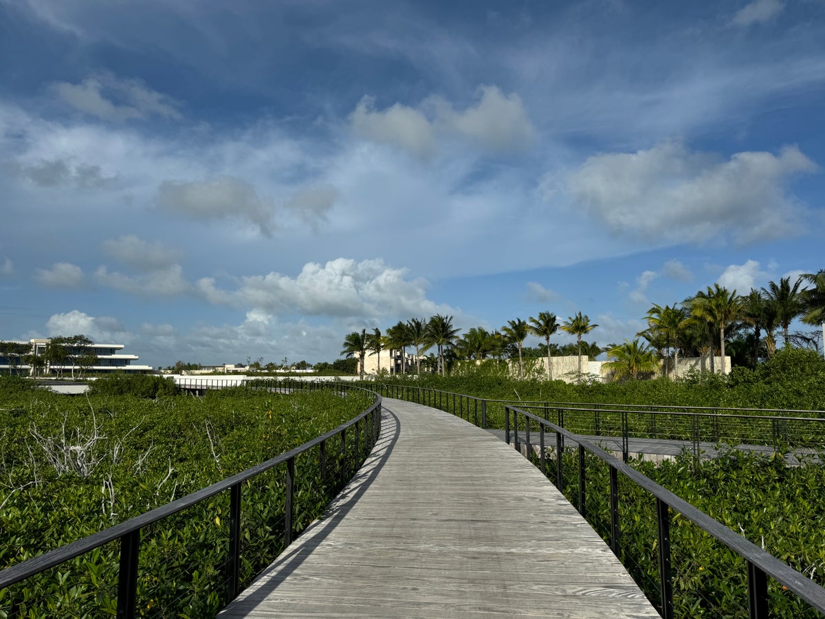 St. Regis Kanai walkway wooden