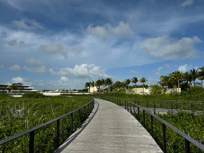 St. Regis Kanai walkway wooden