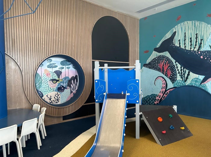 Toddler Travel 2 Play area in airport lounge