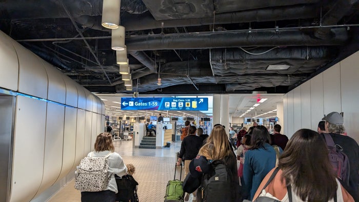 United IAH to MCO arrival train