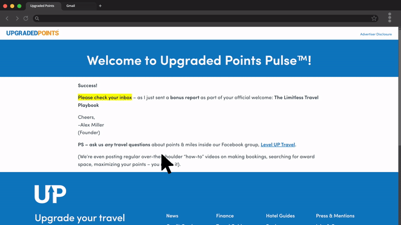 Upgraded Points Sign Up Page GIF v2 Upgraded Points Sign Up Page GIF v2