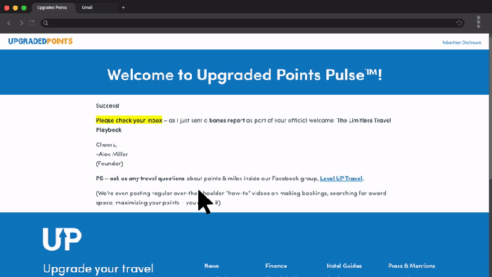 Upgraded Points Sign Up Page GIF v2