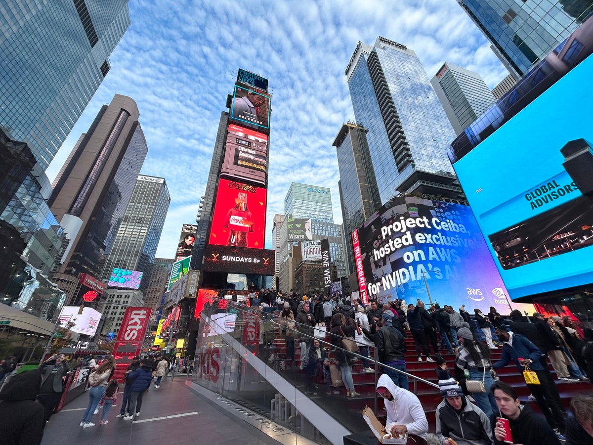 new york city times square TKTS Booth seating