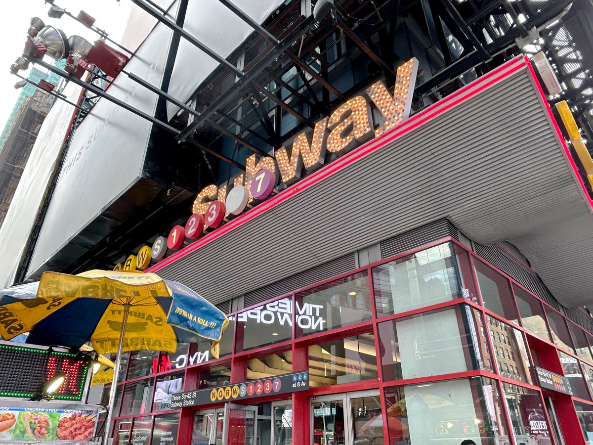 new york city times square subway station exterior