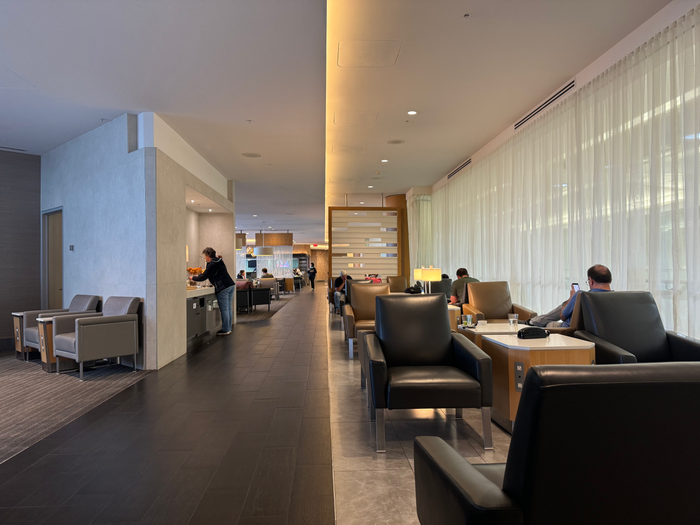 AA Flagship Lounge MIA sitting side area AA Flagship Lounge MIA sitting side area