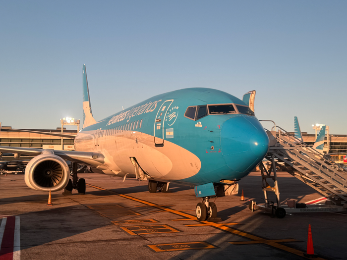Aerolineas Argentinas B737 front nose Aerolineas Argentinas B737 front nose