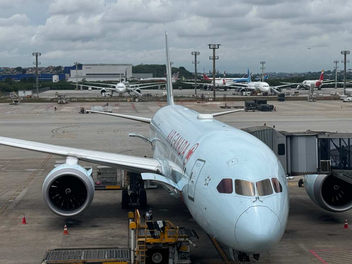 Air Canada plane at GRU