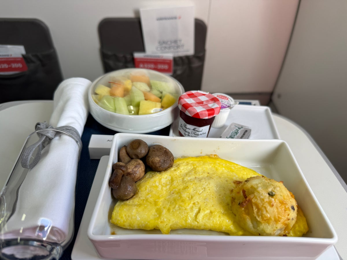 Air France A320 Carribean Island Hopper Breakfast