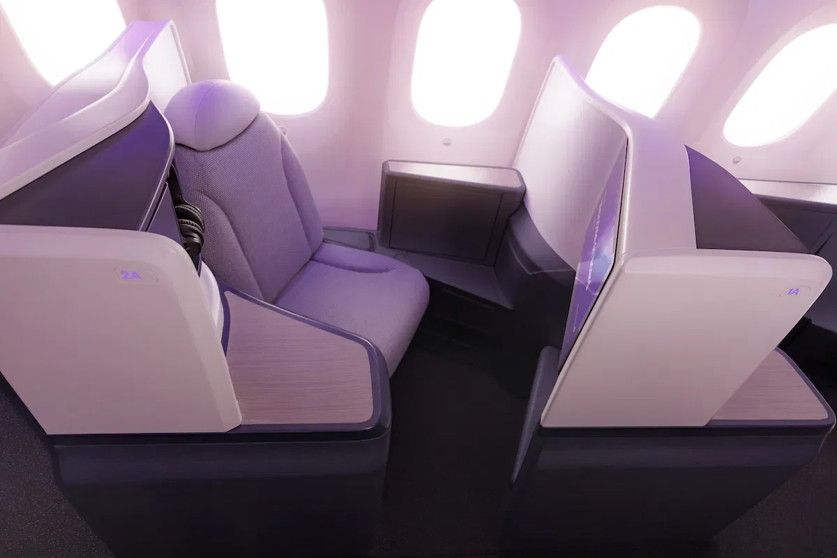 Air New Zealand Business Premier seat