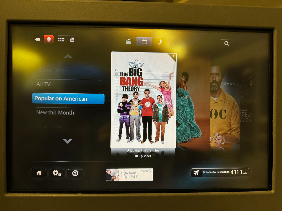 American Airlines B777 30 Business class popular in America movies