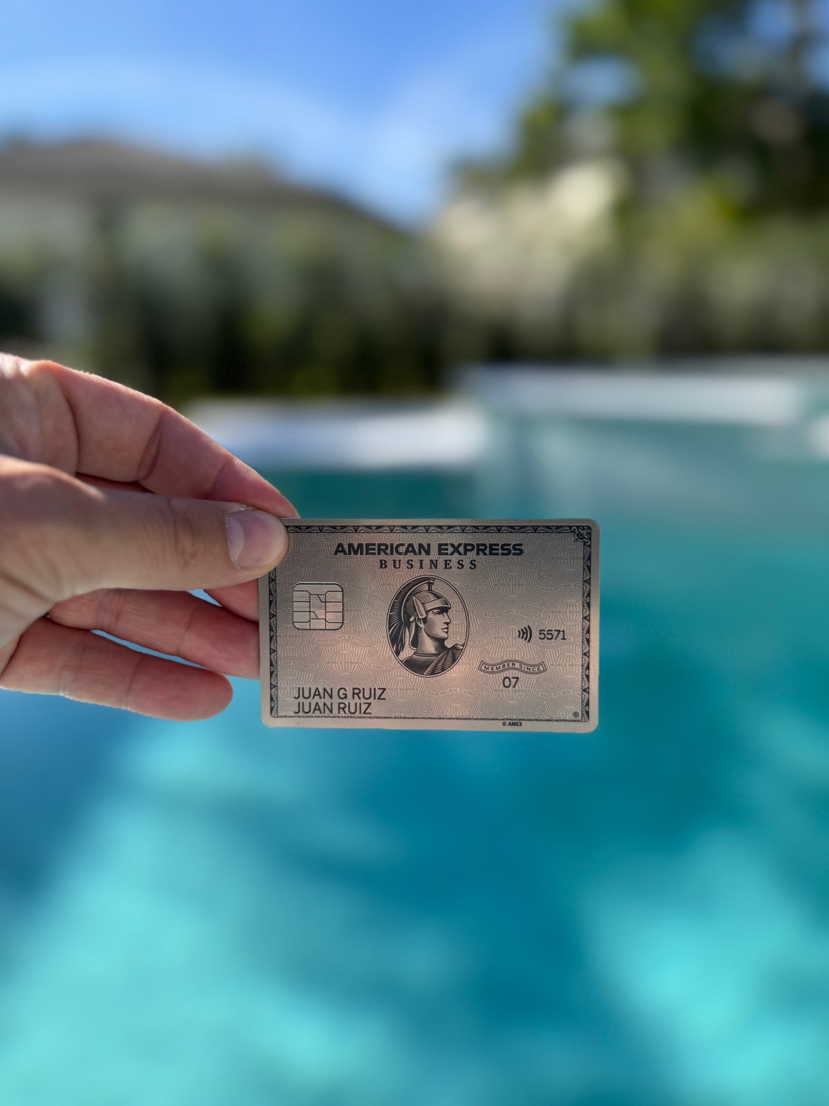 Amex Business Platinum Card Juan Ruiz Pool