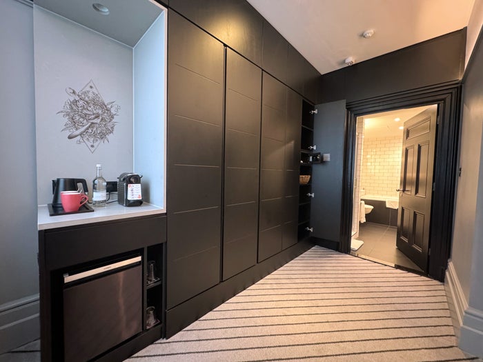 Andaz London room 258 closet Andaz London room 258 closet