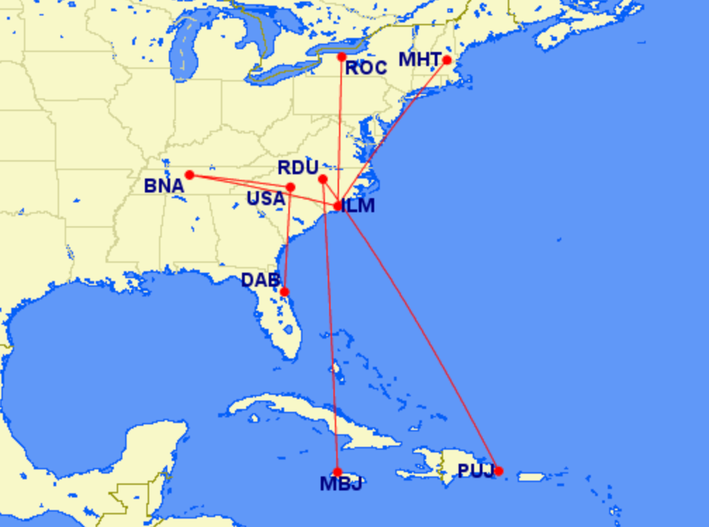 Avelo North Carolina New Routes