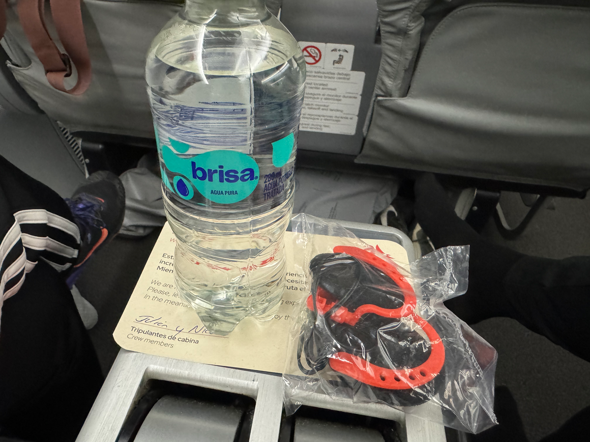 Avianca B787 8 Norwegian business water headphones