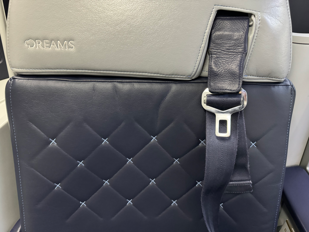 Copa Airline B737 MAX seats seatbelt