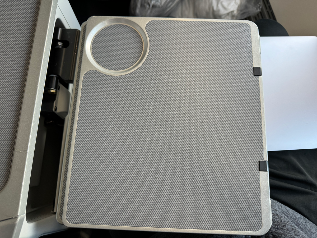 Copa Airline B737 MAX tray table