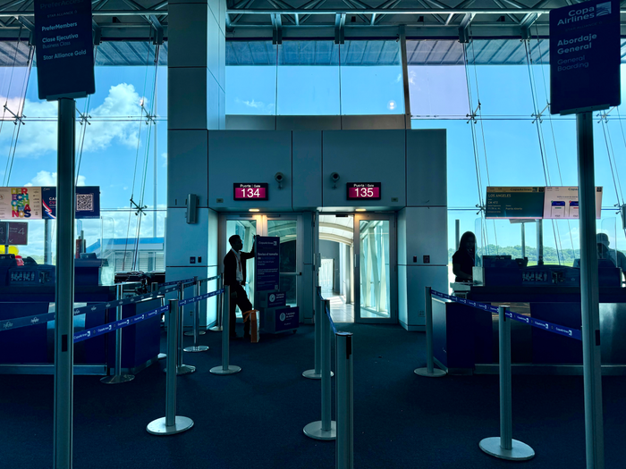 Copa Airlines B737 MAX flight gate Copa Airlines B737 MAX flight gate