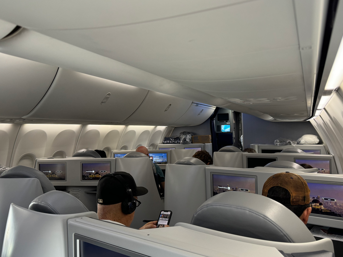 Copa Airlines B737 MAX view from seat