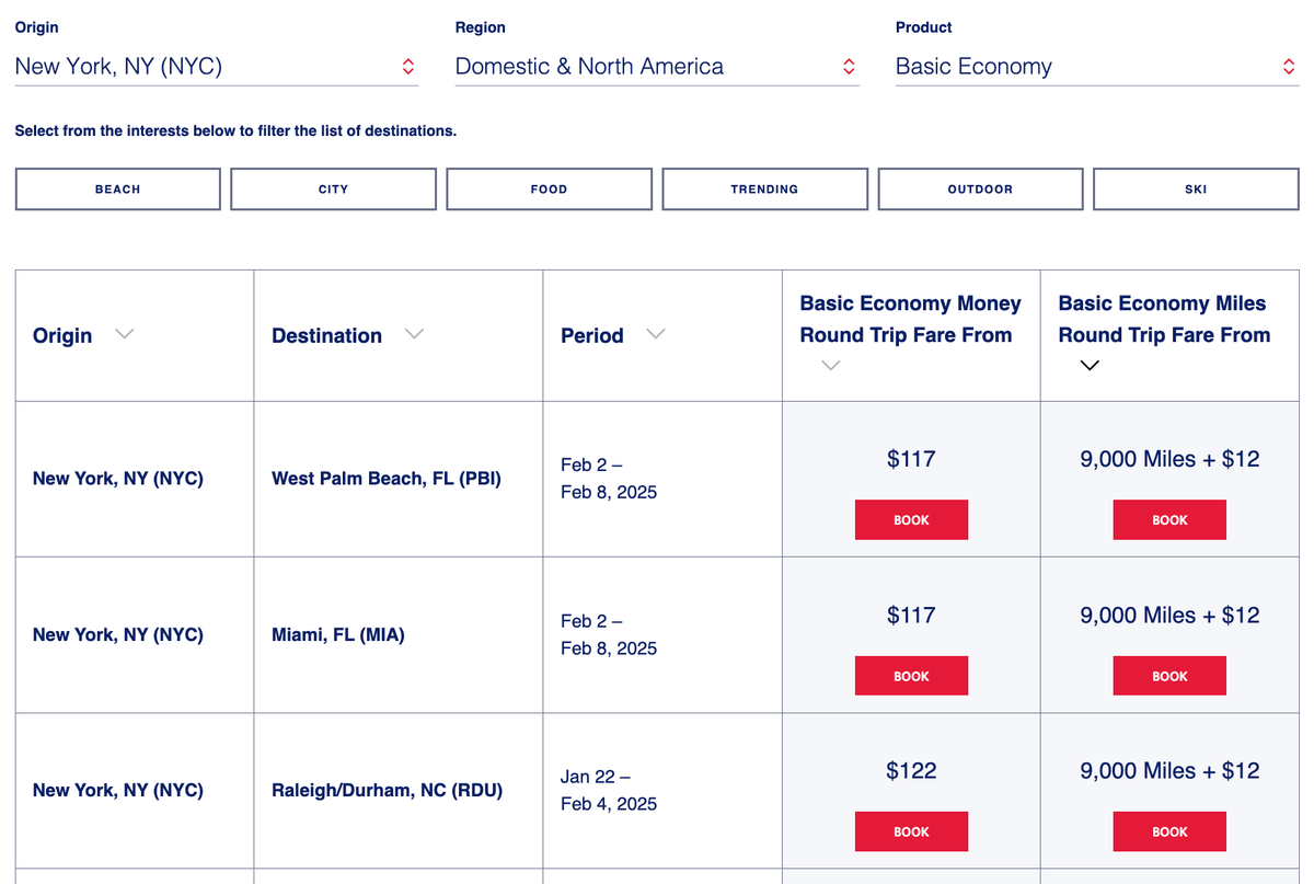 Delta Cyber Monday NYC to Miami