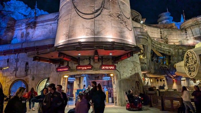 Entrance to Star Wars Smugglers Run at Hollywood Studios