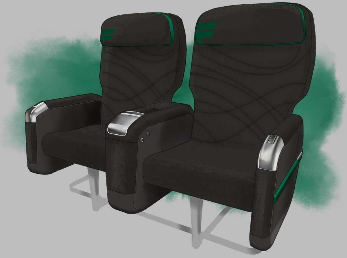 Frontier First Class Seat Rendering